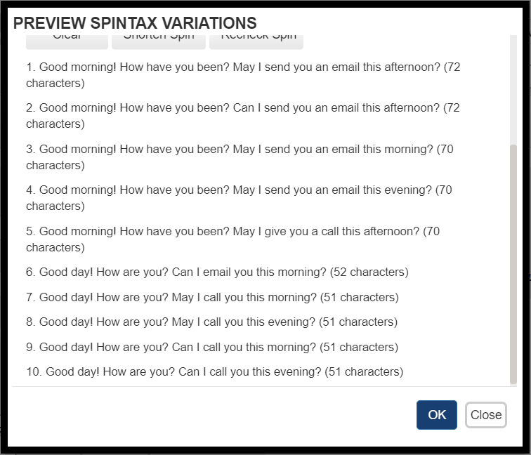 Spintax Allows You to Send Multiple Text Messages Aviaro